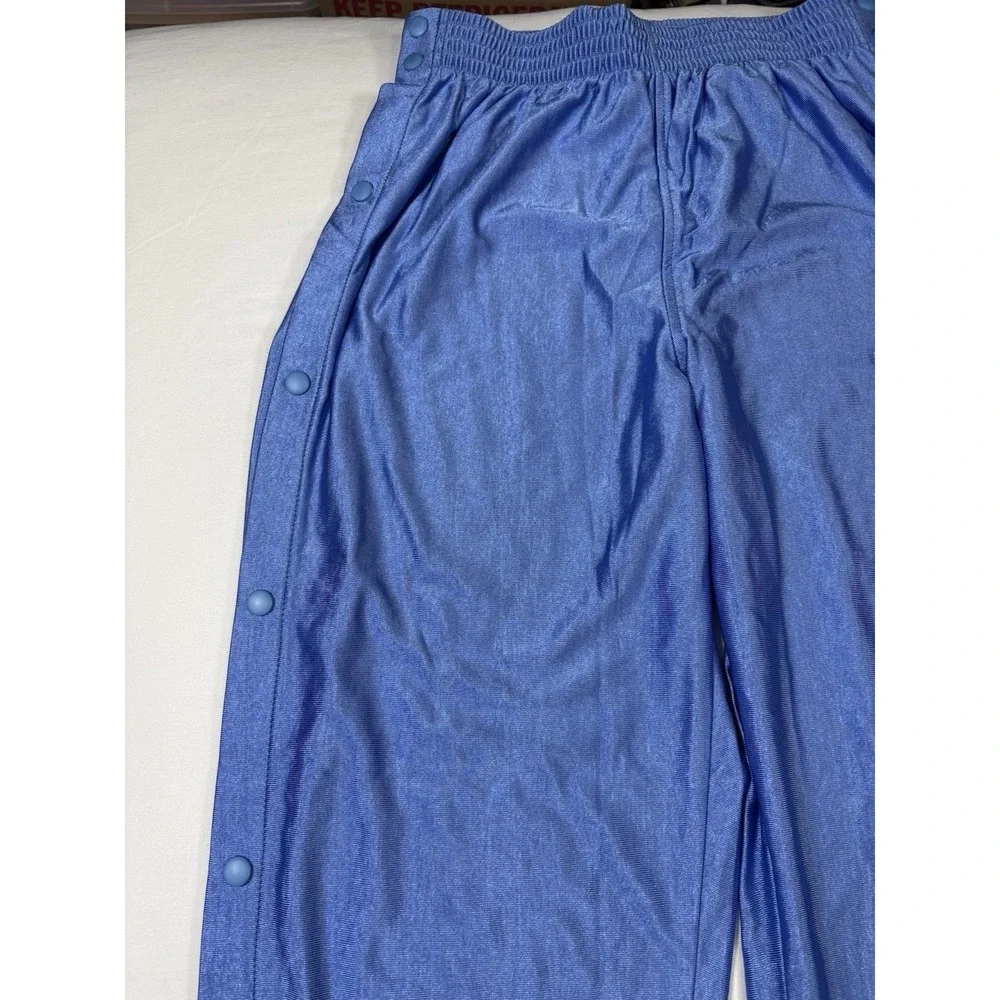 Vtg Jordan UNC Tar Heels Tear Away Snap Pants Men L Blue Breakaway Made in USA